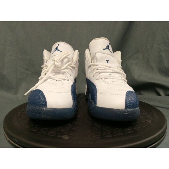 Jordan 12 Retro (PS) Sneakers White French Blue Size 2Y BRAND NEW NO BOX! - Picture 3 of 11